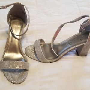 Worthington silver heels